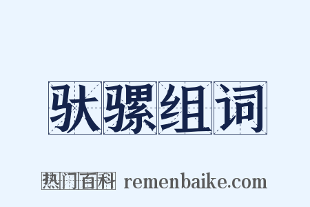 驮骡组词是什么意思的图片